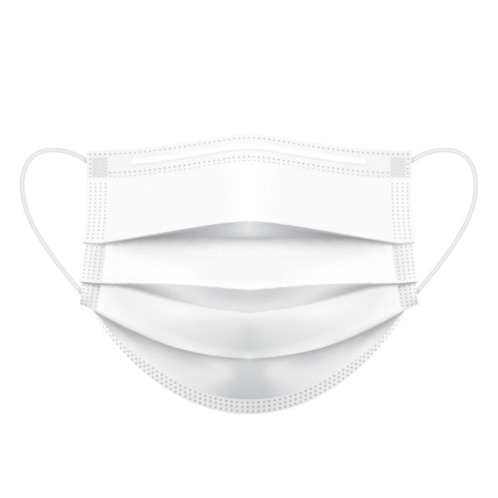 Master White Face Masks Box