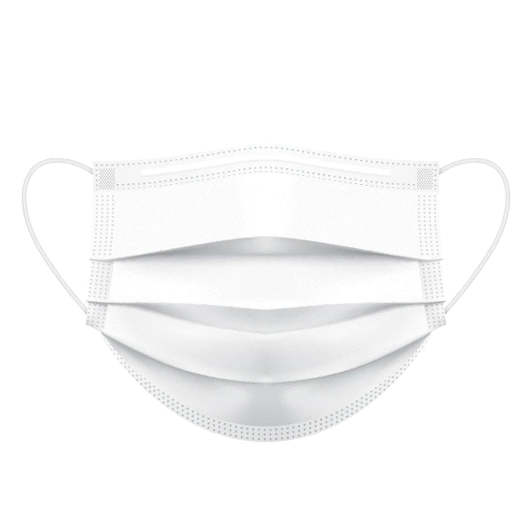 Master White Face Masks Box