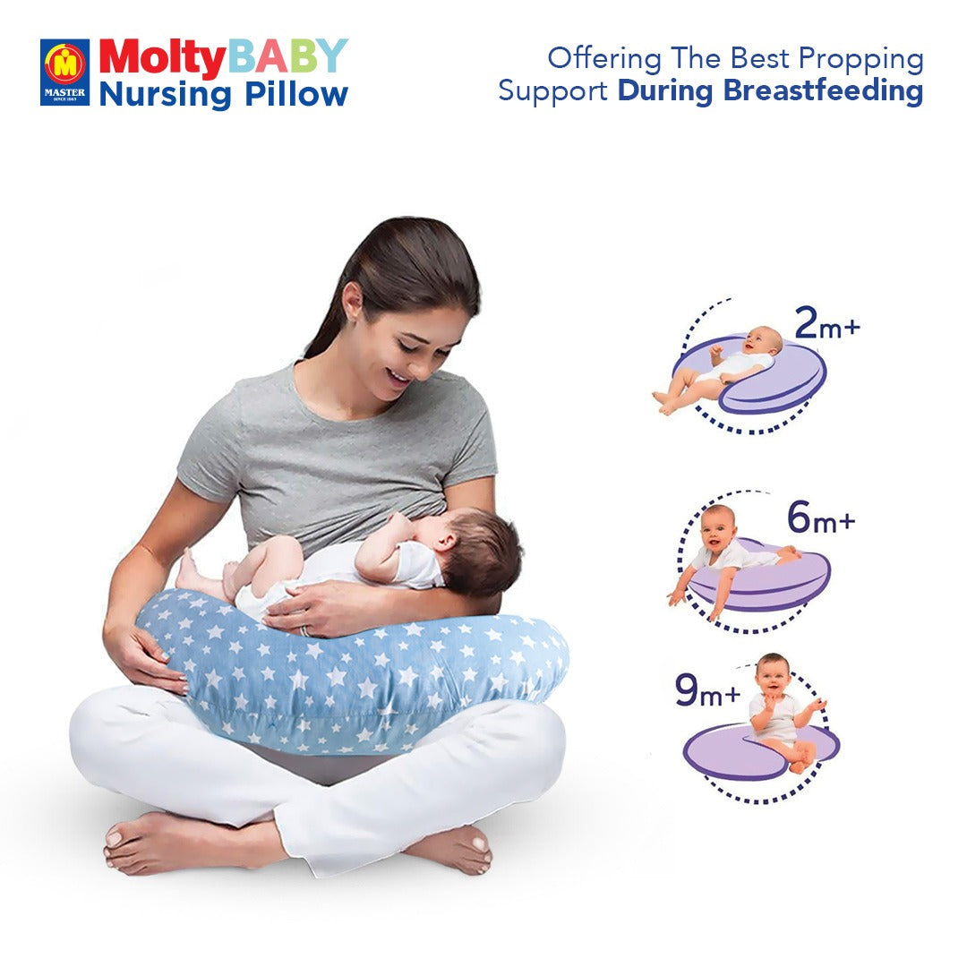 Buy Pakistan's Best MoltyBaby Nursing Pillow by MoltyFoam– Master MoltyFoam