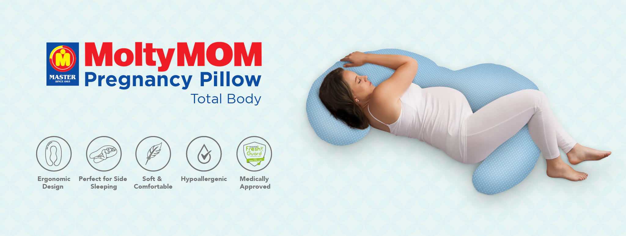 Hypoallergenic sales pregnancy pillow