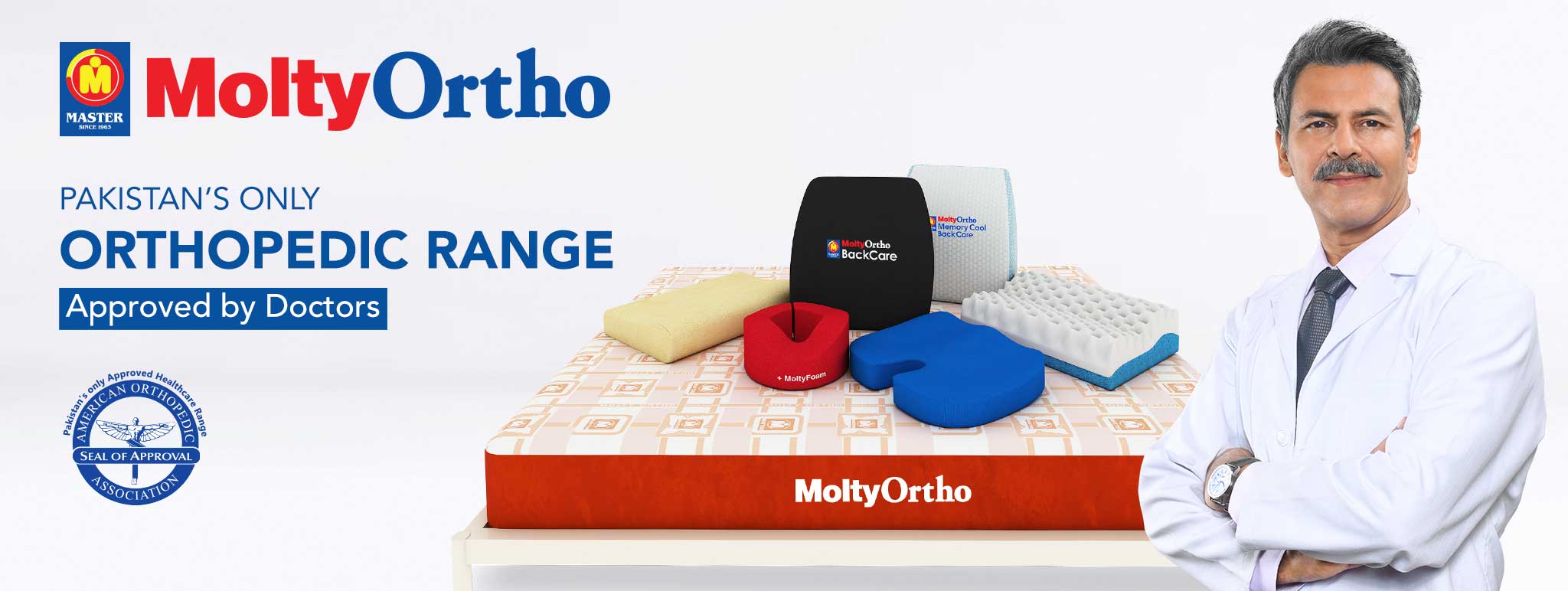 MoltyOrtho Orthopedic Mattress Range